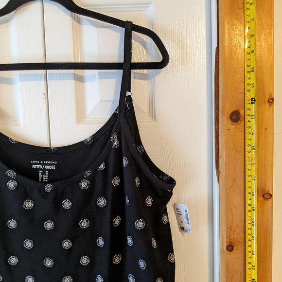 Love & Legend Polka Dotted Camisole w/ Adjustable Straps - Picture 2 of 6